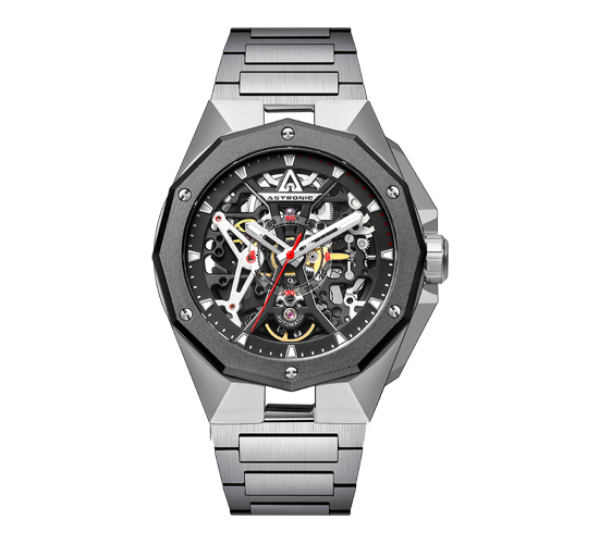 Astronic Watches Apache Skeleton Black