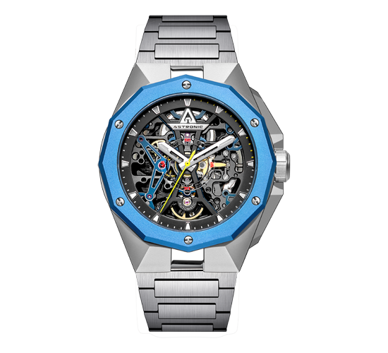Astronic Watches Apache Skeleton Blue
